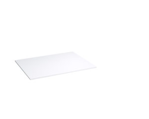 Storke Tavola Einzelwaschtischplatte, Solid Surface matt, 65 x 52 cm