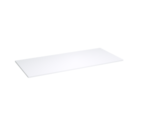 Storke Tavola enkel wastafelblad matte Solid Surface 100 x 46 cm