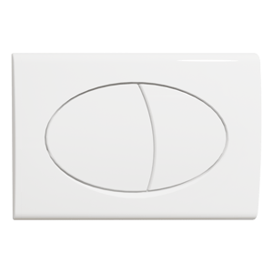 Livia Betätigungsplatte: Weiß Glänzend, für Linie Ilana Einbauspülkasten