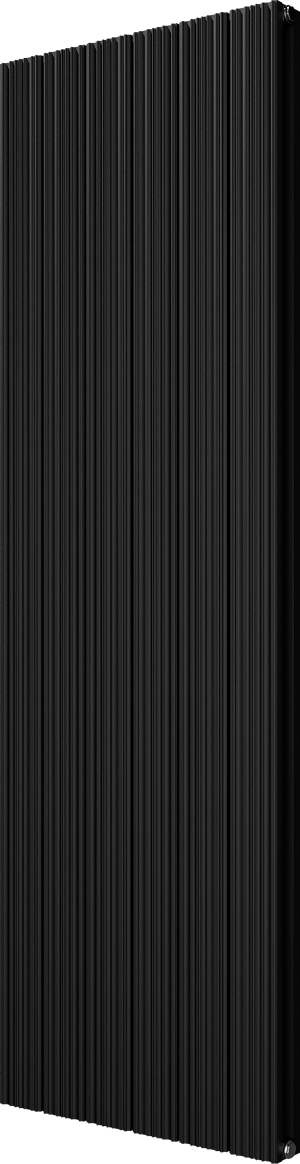 Vipera Mares sèche-serviettes double 56,5 x 180 cm chauffage central noir mat raccordements latéral et central possibles 2159W