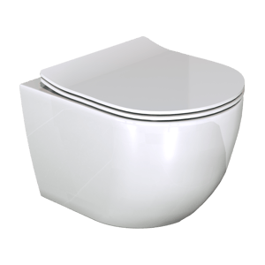 Luca Varess Moreno hangend toilet hoogglans wit randloos