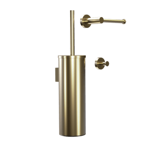 Blaufoss Harmony wc-accessoireset Brushed Champagne Gold