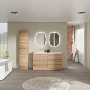 Balmani Lucida meuble salle de bains avec plan vasque Tablo Arcato