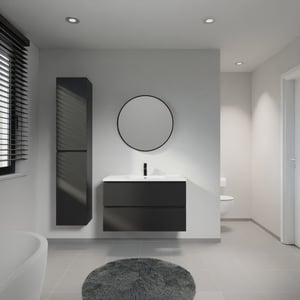 Linie Lado meuble salle de bains avec plan vasque Vano