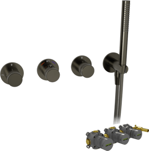 Blaufoss Pavilion Unterputz-Duscharmatur, Einbauelement inklusive