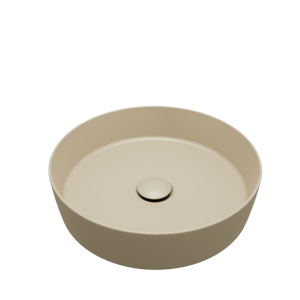 Balmani Fiyi waskom mat Dune Solid Surface rond Ø 39 cm