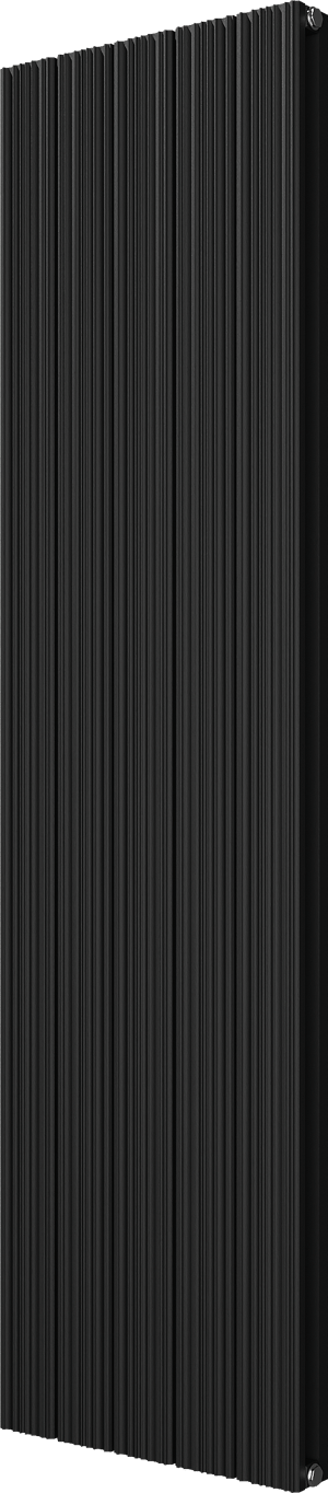 Vipera Mares sèche-serviettes double 47 x 180 cm chauffage central noir mat raccordements latéral et central possibles 1821W