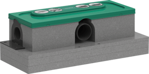 Hansgrohe uBox Standard installatieset voor douchegoten voor Raindrain Flex