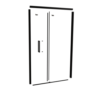 Balmani Senses Design jeu de profil pour porte de douche