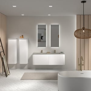 Balmani Moon meuble salle de bains avec plan vasque Moon