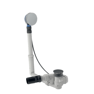 Geberit badafvoer met overloop chroom