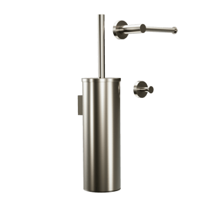 Blaufoss Harmony wc-accessoireset Brushed Coolmetal