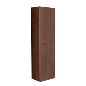 Balmani Forma Badhochschrank: Hängend, amerikanischer Nussbaum, 42 x 30 x 150 cm