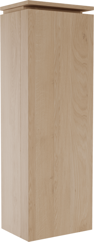 Balmani Eclips zwevende kolomkast rechts natuur eiken 44 x 32 x 130 cm