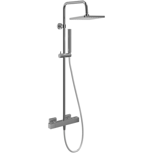 Linie Mavin 200 opbouw regendoucheset met thermostatische kraan Glanzend Chroom
