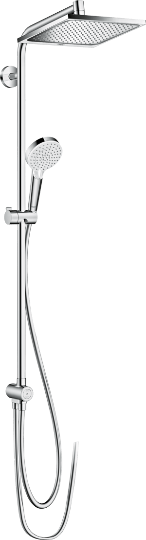 Hansgrohe Crometta E240 colonne de douche de pluie chrome brillant