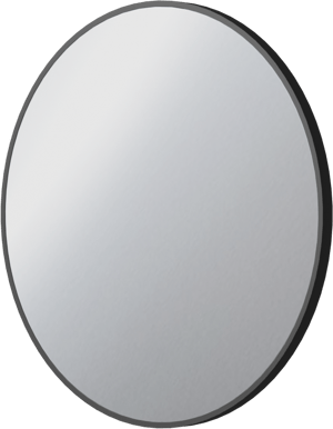 Linie Vivor miroir rond noir Ø 70 cm