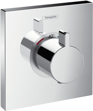Hansgrohe Showerselect Highflow Thermostat-Duscharmatur: Unterputz, Chrom glänzend