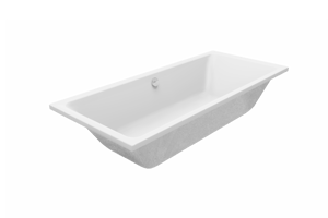 Luca Varess Sandrina 2 Personen Einbaubadewanne 180 x 80 cm, Acryl Weiß mat