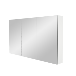 Storke Reflecta Spiegelschrank Bad: 130 x 75 cm, Weiß matt