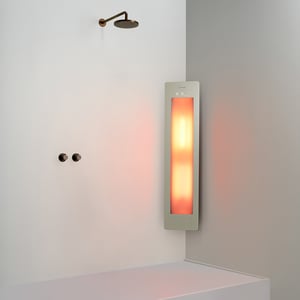 Sunshower One M Infrarood Opbouw in hoek sand white