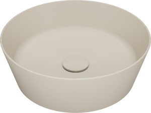 Storke Cona Aufsatzwaschbecken matt sand top solid rund Ø 36 cm