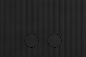 Presa Ribs plaque de déclenchement Noir Mat pour UP320 ou UP720 bâti-support