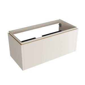 Balmani Eclips zwevende wastafelonderkast 120 x 55 cm Sandbeige 2 lades