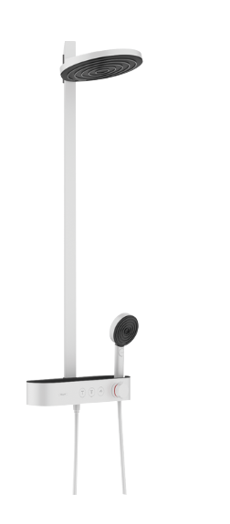 Hansgrohe Pulsify S260 colonne de douche de pluie robinet thermostatique Blanc Mat
