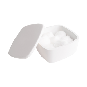 Balmani Testa pot universel blanc mat Solid Surface 12 x 12 cm