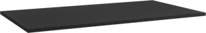 Storke Panton Einzelwaschtischplatte, mattschwarze pulverbeschichtete mdf, 100 x 52 cm
