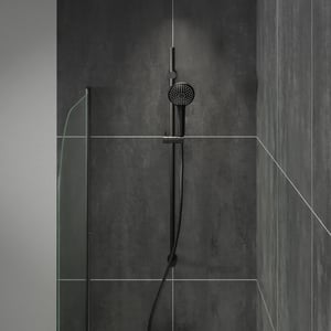 Blaufoss Round barre de douche avec pommeau de douche