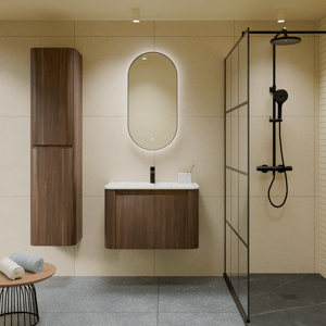 Storke Soft Badmöbel Set mit Kera Soft Waschtisch