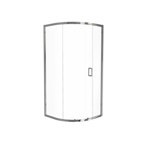 Luca Varess Vidor douchehoek kwartrond met schuifdeur 90 x 90 cm helder glas glanzend chroom profiel