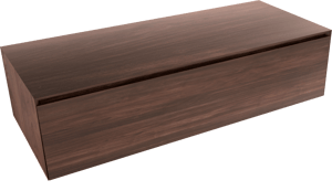 Balmani Mitra Elements zwevende wastafelonderkast 120 x 50 cm Amerikaanse notelaar 1 lade