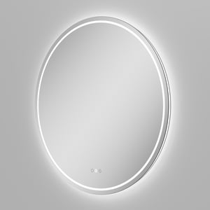 Balmani Ghost Touch rond badkamerspiegel Ø 60 cm met spiegelverlichting en anti-damp