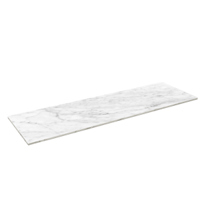 Balmani Stretto enkel of dubbel tablet Carrara marmer 180 x 55 cm