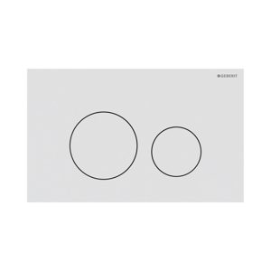 Sigma40 Betätigungsplatte, rund, weiβ matt für Sigma UP320 und UP720 Einbauspülkasten