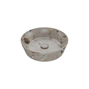Balmani Still Aufsatzbecken greige terrazzo rund  Ø 38 cm