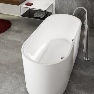 Linie Diversy vrijstaande badkraan, inclusief inbouwelement