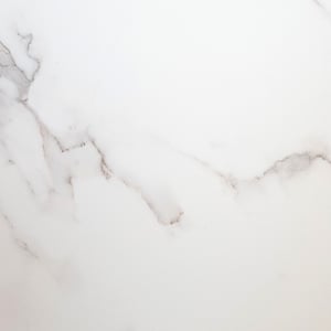 Linie Plato revêtement mural de douche 120 x 90 x 260 cm pvc aspect marbre blanc Trentino