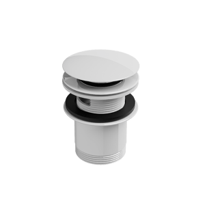 Santeg Unibath crepine bad afsluitbaar Glanzend Wit