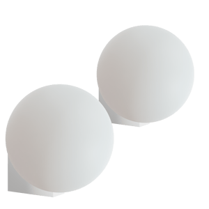 Balmani Boho LED luminaire 16 cm blanc (lot de 2)