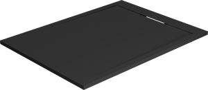 Balmani Andes douchebak 120 x 90 cm top solid Mat Zwart