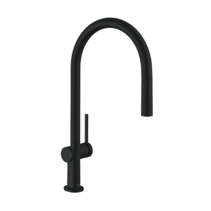 Hansgrohe Talis M54 210 keukenkraan met uittrekbare sproeikop mat zwart