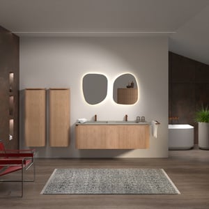 Balmani Moon meuble salle de bains avec plan vasque Moon