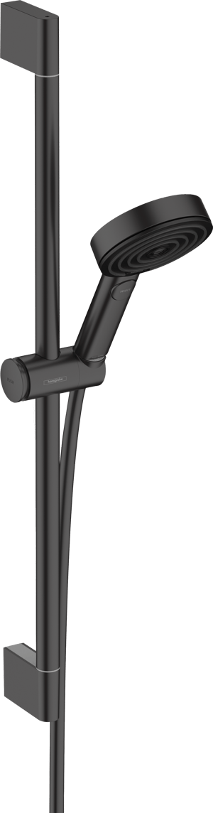 Hansgrohe Pulsify Select S barre de douche avec pommeau de douche 10,5cm 3 fonctions jet noir mat