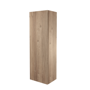 Storke Edge Badhochschrank: Hängend, Eiche rustikal, 40 x 30 x 125 cm