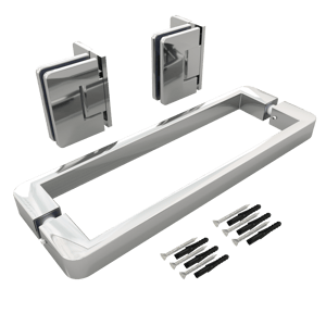 Balmani Modular douchedeur scharnieren en greep chroom