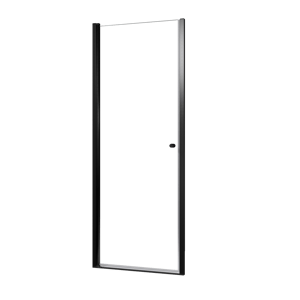 Luca Varess Kuresa douche draaideur 80 x 200 cm helder glas mat zwart profiel